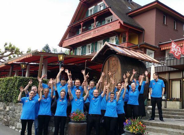Hôtel Gastehaus Baumgarten à Kehrsiten Extérieur photo