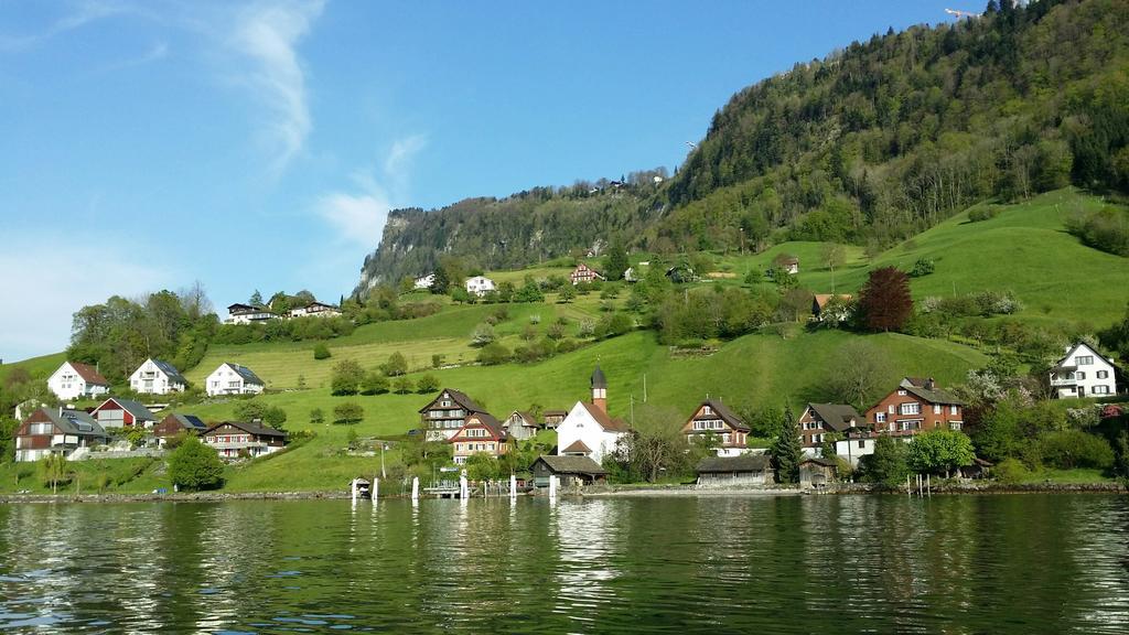 Hôtel Gastehaus Baumgarten à Kehrsiten Extérieur photo